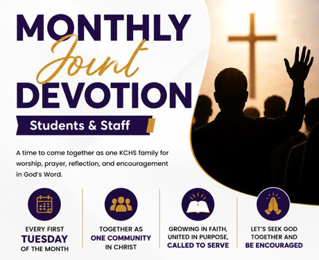 Monthly Joint Devotion at KCHS